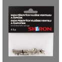 SHERON sada pérových vložek ventilku a čepiček 4 ks