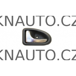 Pravá vnitřní černá klička s chromovým úchytem Renault Clio II, Thalia, Megane, Opel Vivaro, Dacia Logan - 8200915599
