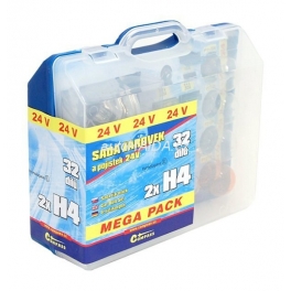 árovky 24V servisní box MEGA H4+H4+pojistky