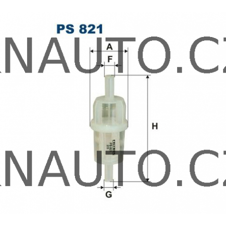 Palivový filtr FILTRON PS 821 univerzální pro naftu benzín či vodu