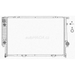 Chladič vody BMW 5 E34 525TDS automat