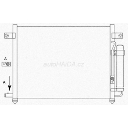 Chladiè klimatizace Daewoo Kalos 1,2 1,4, Chevrolet Aveo 1,2 1,4