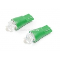 Žárovka 1SUPER LED 12V T10 zelená 2ks