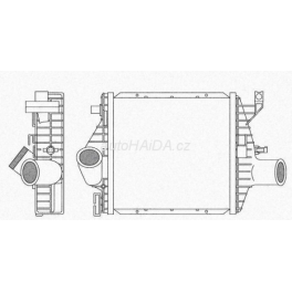 Chladiè vzduchu (Intercooler) Mercedes Vito, V-Classe (W638) 2,2 CDI