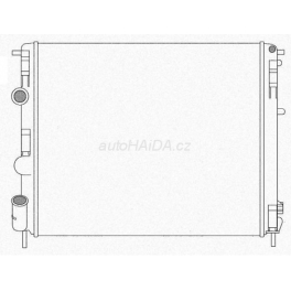 Chladič vody Renault Clio II 1,2, Kangoo 1998- 1,2, 1,5dci, Nissan Kubistar 1,2