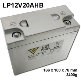 GWL/Power Lithium Battery LiFePO4 (12V/20Ah)
