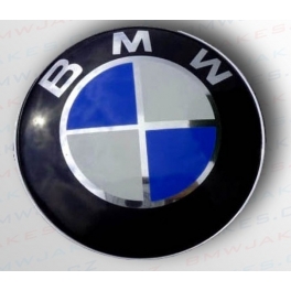 BMW Pøední znak na kapotu KLASICKÝ, Emblem, prùmìr 82mm